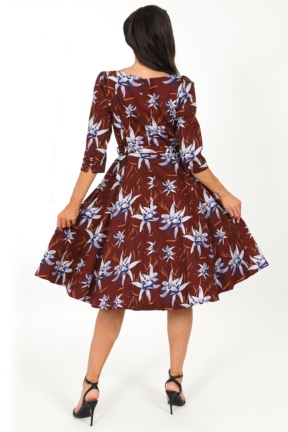 Maria Floral Swing Dress